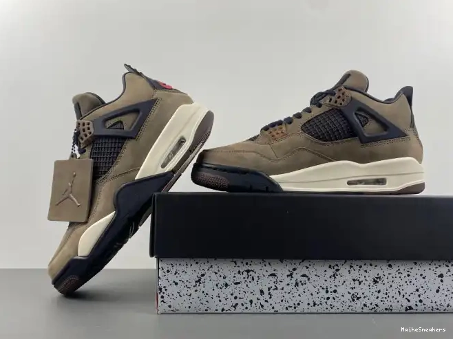 MaikeSneakers AJ4-882335 4 Brown x TS Scott Air Retro Travis Jordan 0605